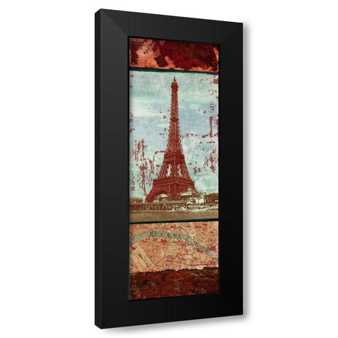 Weathered Landmark I Black Modern Wood Framed Art Print with Double Matting by Medley, Elizabeth