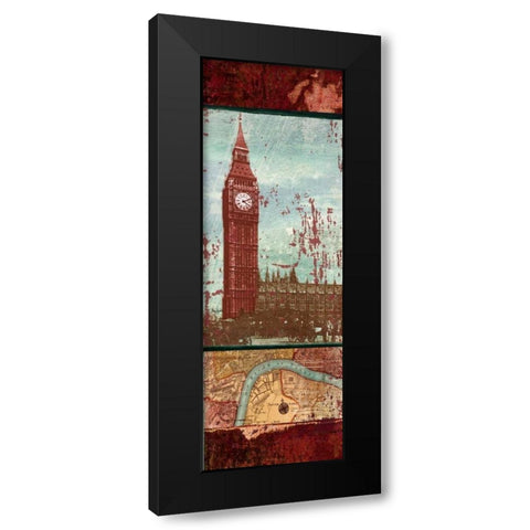 Weathered Landmark II Black Modern Wood Framed Art Print by Medley, Elizabeth