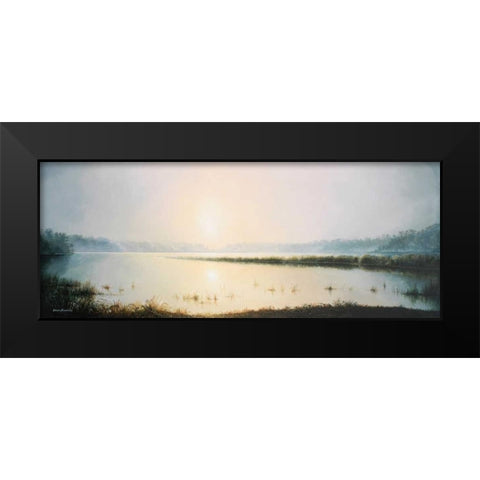 Early to Rise Black Modern Wood Framed Art Print by Nawrocke, Bruce