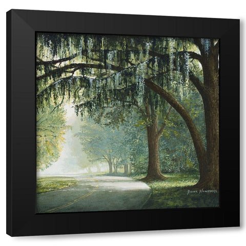 Lake Shore Drive I Black Modern Wood Framed Art Print with Double Matting by Nawrocke, Bruce