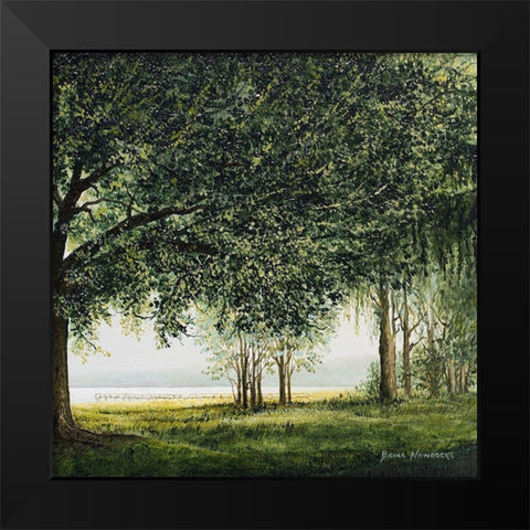 Lake Shore Drive II Black Modern Wood Framed Art Print by Nawrocke, Bruce