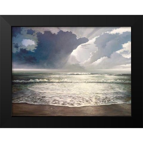 A New Beginning Black Modern Wood Framed Art Print by Nawrocke, Bruce