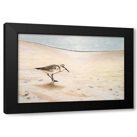 Morning Stroll Black Modern Wood Framed Art Print by Nawrocke, Bruce