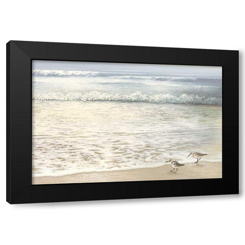 Strolling Along Black Modern Wood Framed Art Print by Nawrocke, Bruce