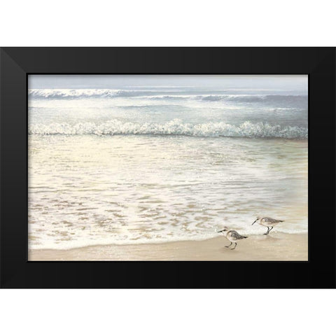 Strolling Along Black Modern Wood Framed Art Print by Nawrocke, Bruce
