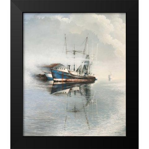 Time Rolls On Black Modern Wood Framed Art Print by Nawrocke, Bruce