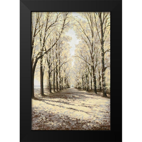 Winter Cathedral Vertical Black Modern Wood Framed Art Print by Nawrocke, Bruce