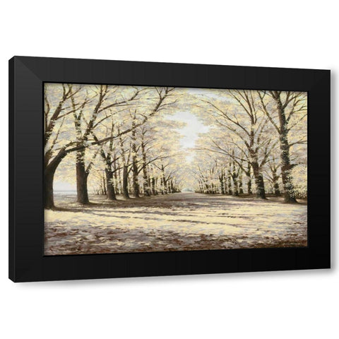 Winter Cathedral Black Modern Wood Framed Art Print with Double Matting by Nawrocke, Bruce