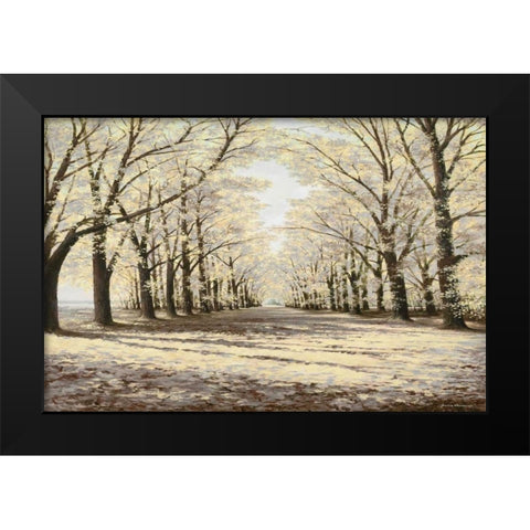 Winter Cathedral Black Modern Wood Framed Art Print by Nawrocke, Bruce
