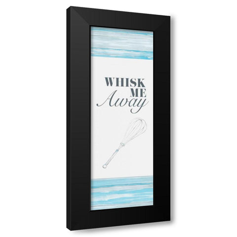 Whisk Me Away Black Modern Wood Framed Art Print by Ritter, Gina