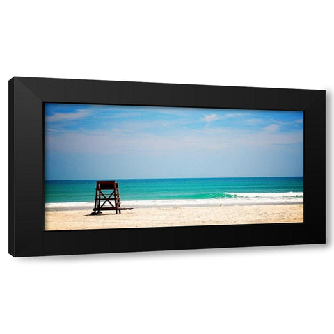 Off Duty Black Modern Wood Framed Art Print with Double Matting by Peck, Gail