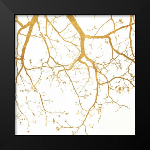 Branch Silhouette II Black Modern Wood Framed Art Print by Peck, Gail