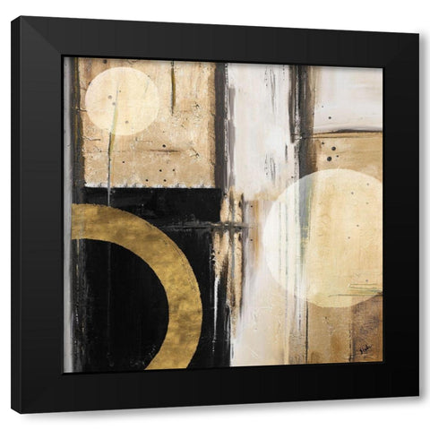 Colors Far Away I Black Modern Wood Framed Art Print with Double Matting by Pinto, Patricia