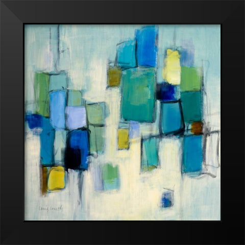 Bayside I Black Modern Wood Framed Art Print by Loreth, Lanie