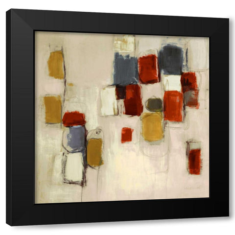By the Bay II Black Modern Wood Framed Art Print with Double Matting by Loreth, Lanie