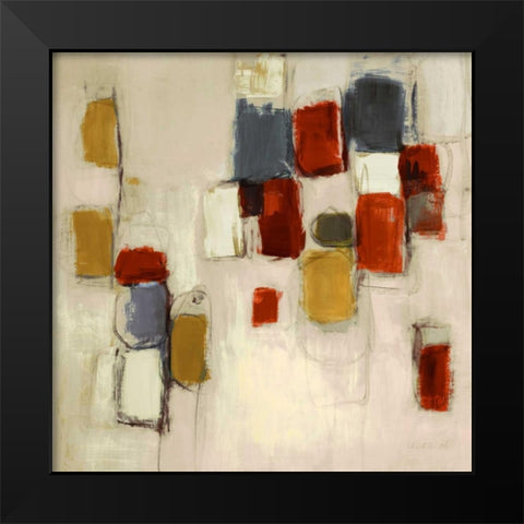 By the Bay II Black Modern Wood Framed Art Print by Loreth, Lanie