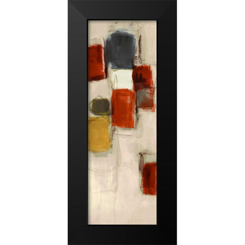 By the Bay Panel II Black Modern Wood Framed Art Print by Loreth, Lanie