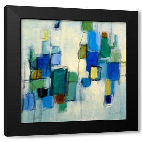 Bayside II Black Modern Wood Framed Art Print by Loreth, Lanie