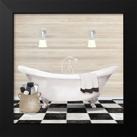 Bathroom I Black Modern Wood Framed Art Print by Medley, Elizabeth