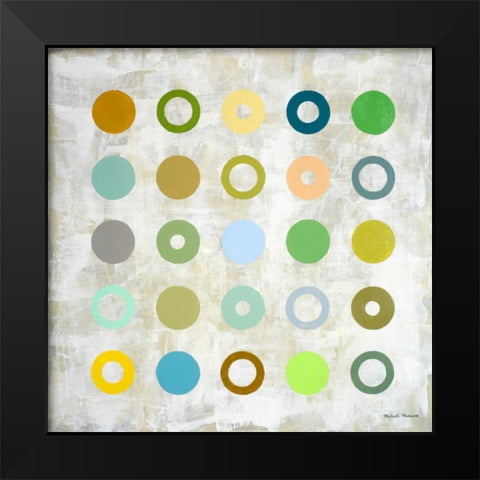 Spring Days I Black Modern Wood Framed Art Print by Marcon, Michael