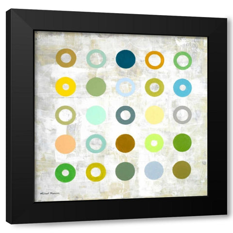 Spring Days II Black Modern Wood Framed Art Print with Double Matting by Marcon, Michael