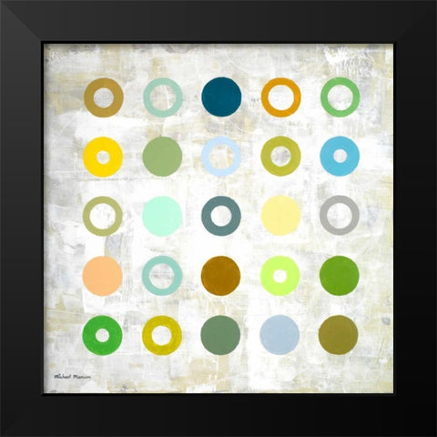 Spring Days II Black Modern Wood Framed Art Print by Marcon, Michael