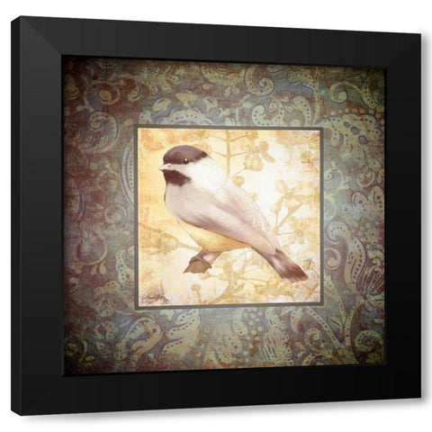 Tiny Bird II Black Modern Wood Framed Art Print by Medley, Elizabeth