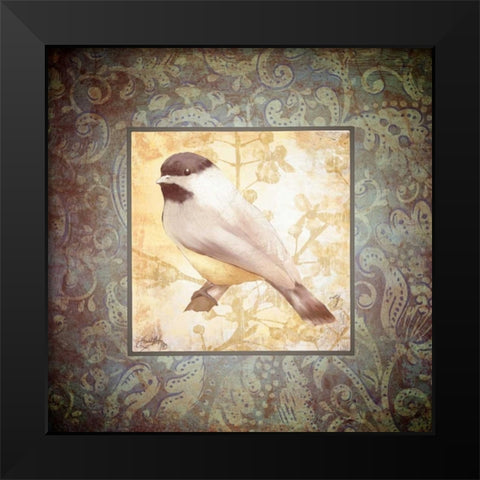 Tiny Bird II Black Modern Wood Framed Art Print by Medley, Elizabeth