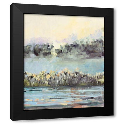 Swamp View Black Modern Wood Framed Art Print by Slivka, Jane