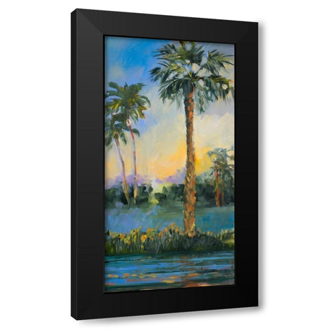 At Sunset Black Modern Wood Framed Art Print by Slivka, Jane