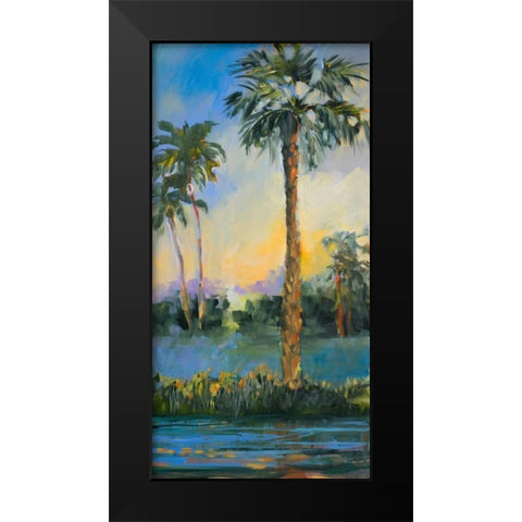 At Sunset Black Modern Wood Framed Art Print by Slivka, Jane