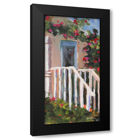 Hidden Vines II Black Modern Wood Framed Art Print by Slivka, Jane