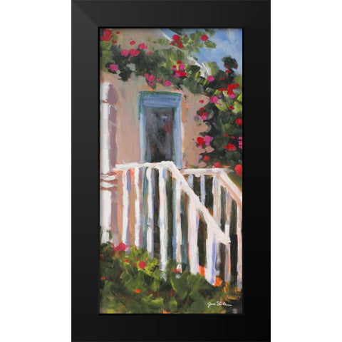 Hidden Vines II Black Modern Wood Framed Art Print by Slivka, Jane