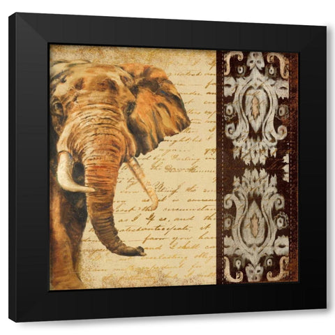Madagascar Safari III Black Modern Wood Framed Art Print with Double Matting by Pinto, Patricia