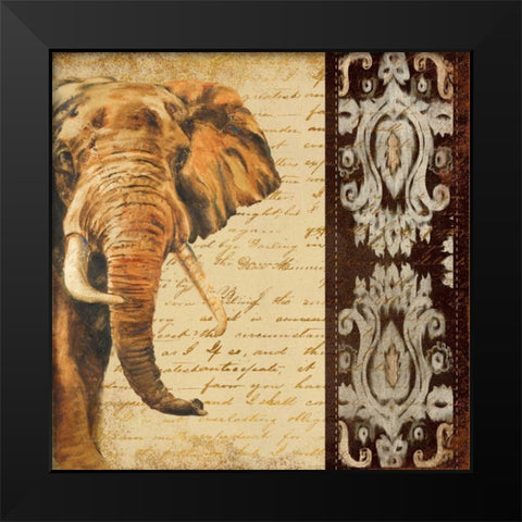 Madagascar Safari III Black Modern Wood Framed Art Print by Pinto, Patricia