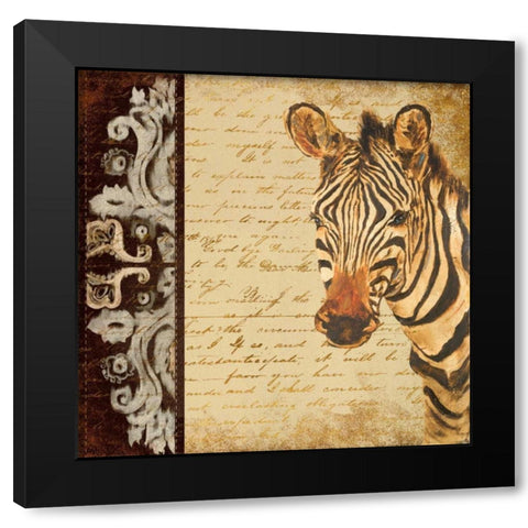 Madagascar Safari II Black Modern Wood Framed Art Print by Pinto, Patricia