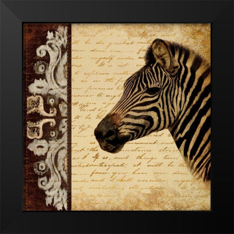 Madagascar Safari II Black Modern Wood Framed Art Print by Pinto, Patricia