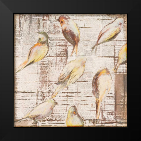 The Cage I Black Modern Wood Framed Art Print by Pinto, Patricia