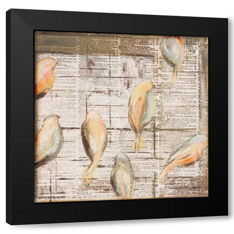 The Cage II Black Modern Wood Framed Art Print with Double Matting by Pinto, Patricia
