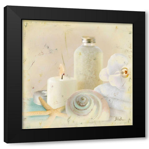 Silver Bath I Black Modern Wood Framed Art Print by Pinto, Patricia