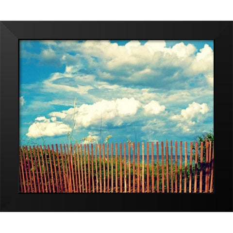 Delray Beach Black Modern Wood Framed Art Print by Saghini, Lisa Hill