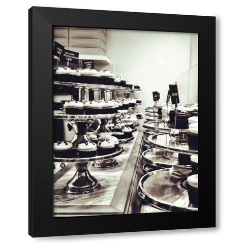 Sweet Tooth I Black Modern Wood Framed Art Print with Double Matting by Acosta