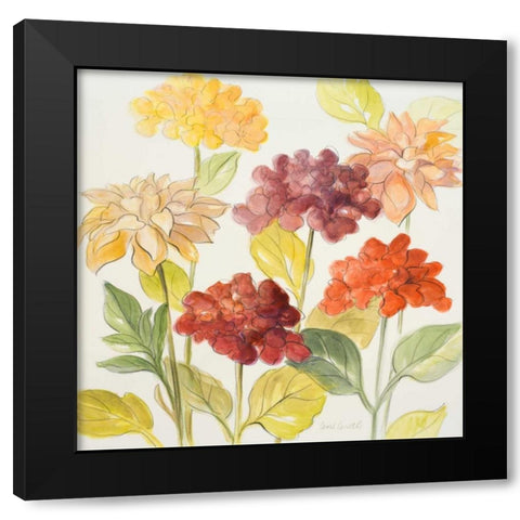 Fragrant Garden I Black Modern Wood Framed Art Print with Double Matting by Loreth, Lanie