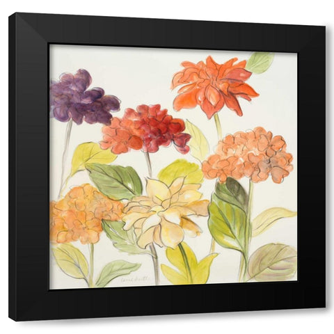 Fragrant Garden II Black Modern Wood Framed Art Print by Loreth, Lanie