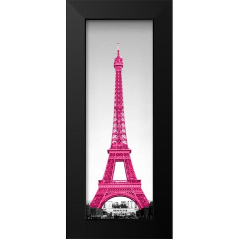 Pretty in Paris Black Modern Wood Framed Art Print by Navas, Emily
