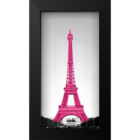 Pretty in Paris Black Modern Wood Framed Art Print by Navas, Emily