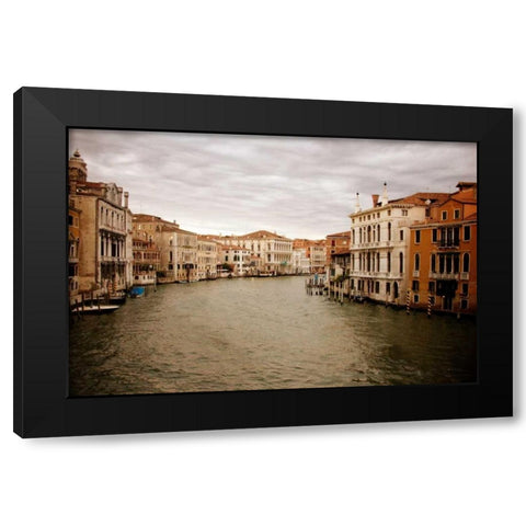 Venetian Canals II Black Modern Wood Framed Art Print by Navas, Emily