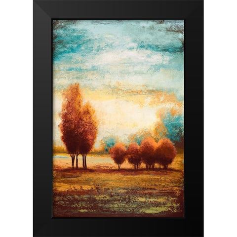 Return to the Open Glow I Black Modern Wood Framed Art Print by Marcon, Michael