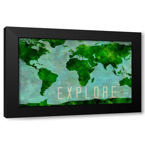 Explore Black Modern Wood Framed Art Print by Sundance Studio