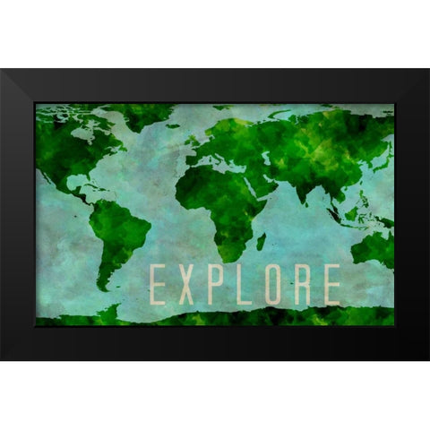 Explore Black Modern Wood Framed Art Print by Sundance Studio